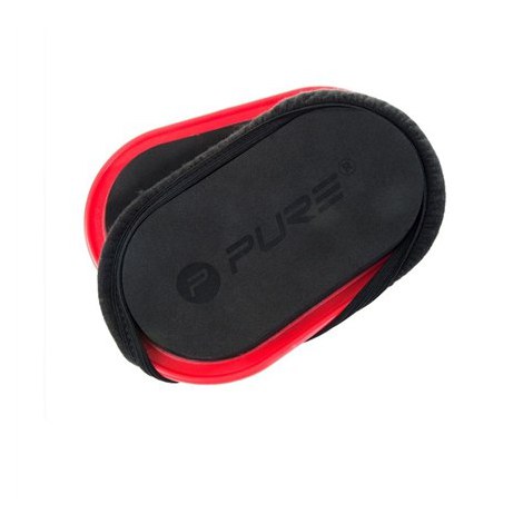 Pure2Improve | Slide Pads (Set of 2 pcs) | Black/Red